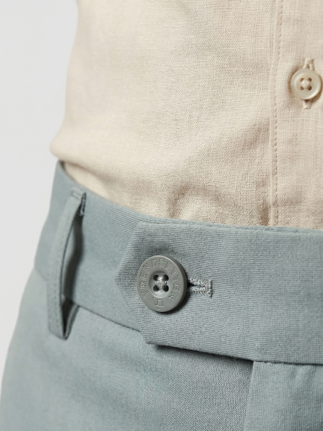 Medium Grey Smart Fit Stretchable Trouser