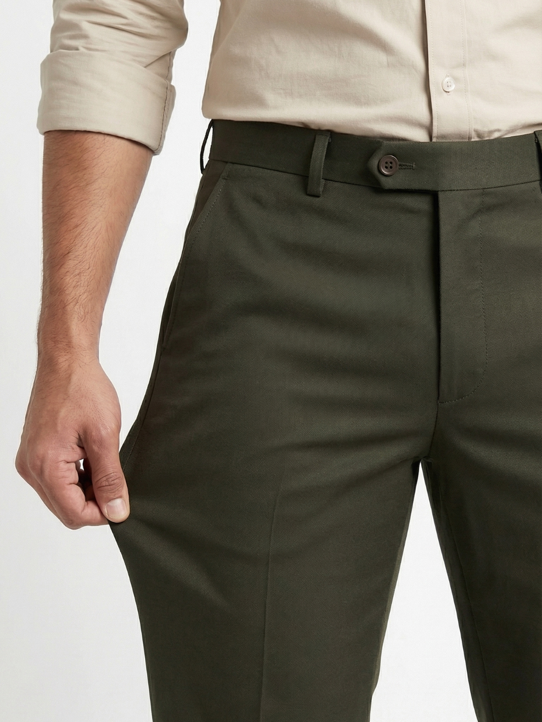 MT Olive Smart Fit Stretchable Trouser