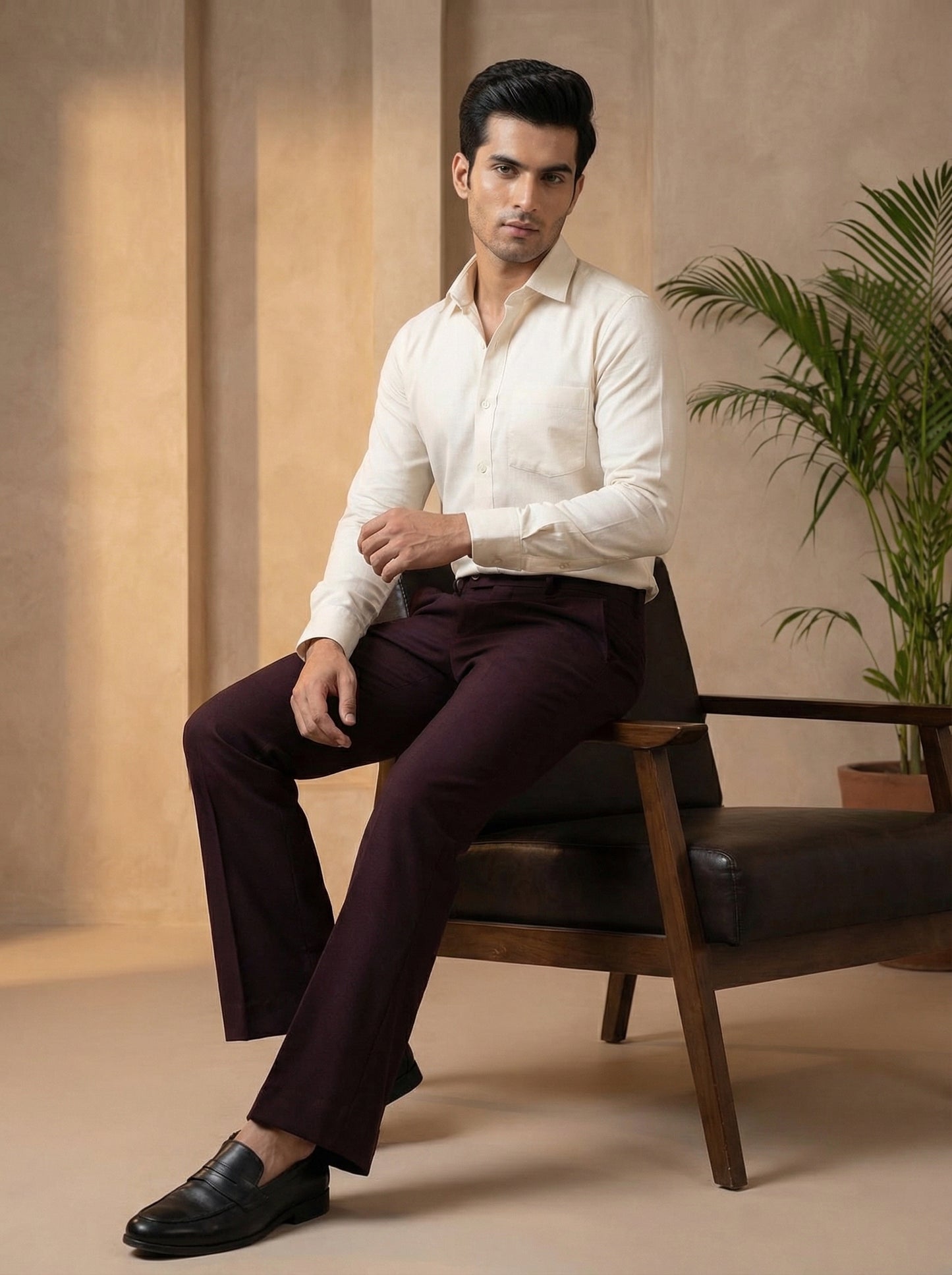 Kyoto Elegance Bell Bottom Trouser